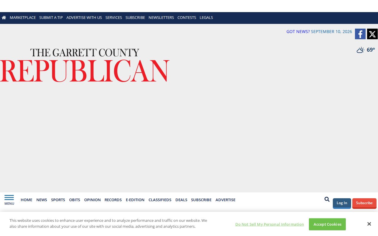 Garrett County arrest article based on Sheriff information